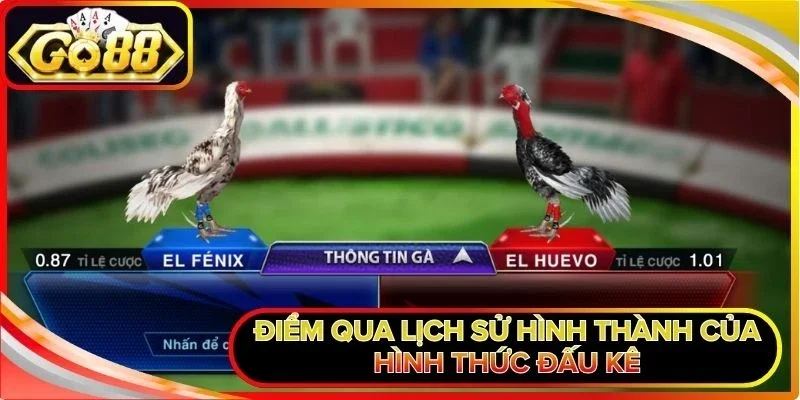 Đá Gà Cựa Dao - Hình Thức Thi Đấu Kịch Tính Được Yêu Thích 1 Điểm qua lịch sử hình thành của hình thức đấu kê